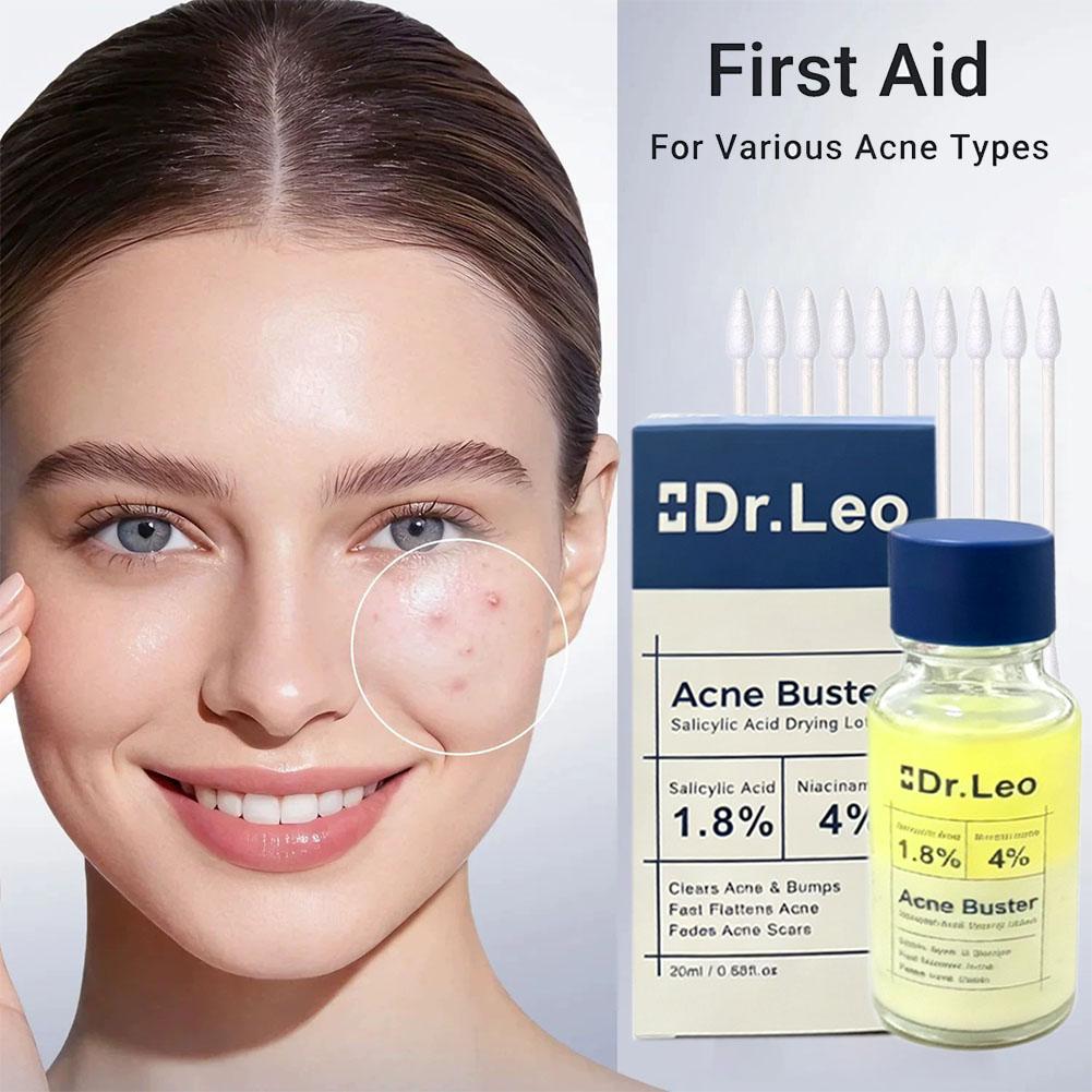 Tranexamic Acid Serum - โลชั่นบำรุงผิวหน้าด้วยสารสกัดจากกรดซาลิไซลิก พร้อมสำลีสำหรับทา ลดรอยแผลเป็นจากสิว กระชับรูขุมขน บำรุงผิวให้เรียบเนียน