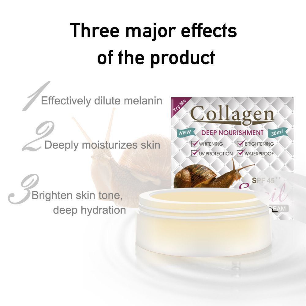 Snail Cream Gel - ครีมบำรุงผิวหน้า คอลลาเจนหอยทาก ไข่มุก ลักชัวรี่ มอยส์เจอร์ เจล