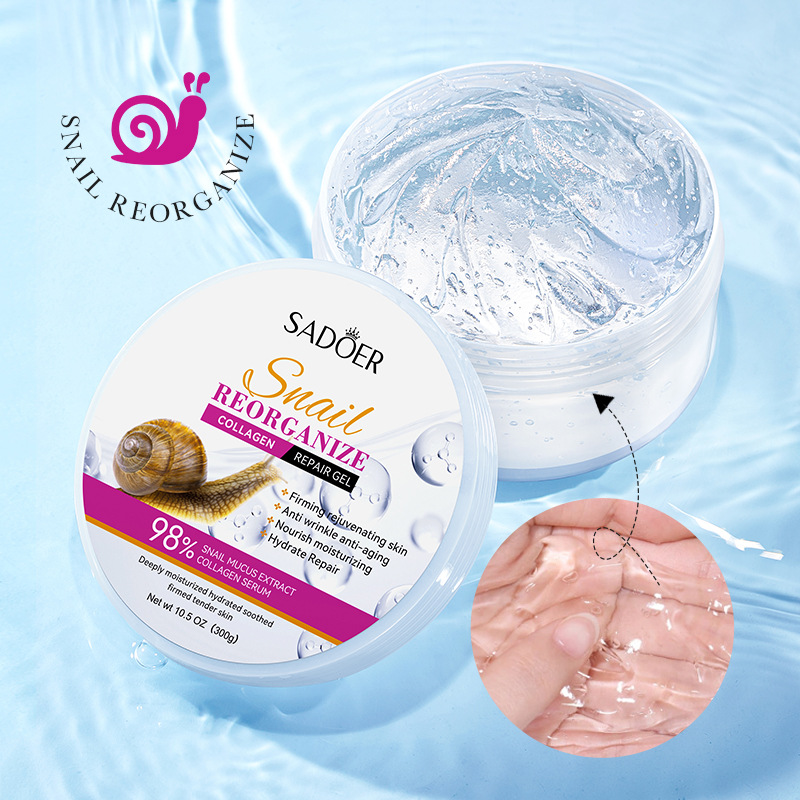 Snail Cream Gel - ครีมบำรุงผิวหน้า SADOER สารสกัดจากเมือกหอยทาก ช่วยยกกระชับ ฟื้นฟูผิว ลดเลือนจุดด่างดำ