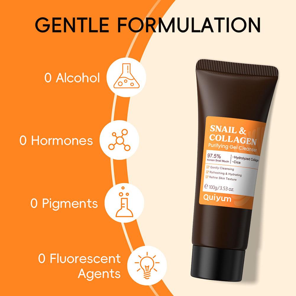 ชุดผลิตภัณฑ์ดูแลผิวหน้าคิวยูม  - Snail Cream Gel บทวิจารณ์และราคา
