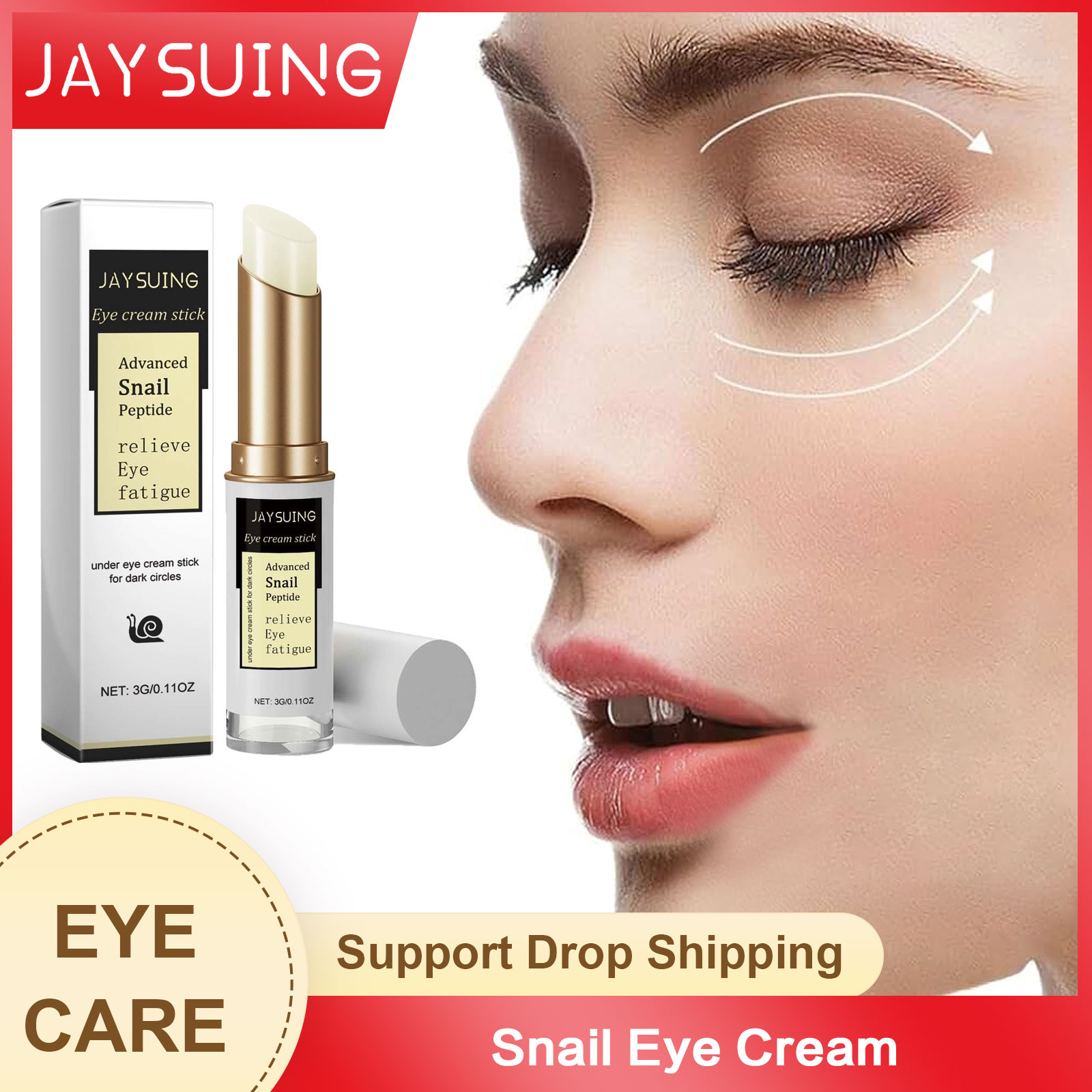 Snail Eye Cream Anti W-Rinkle  - Snail Cream Gel บทวิจารณ์และราคา