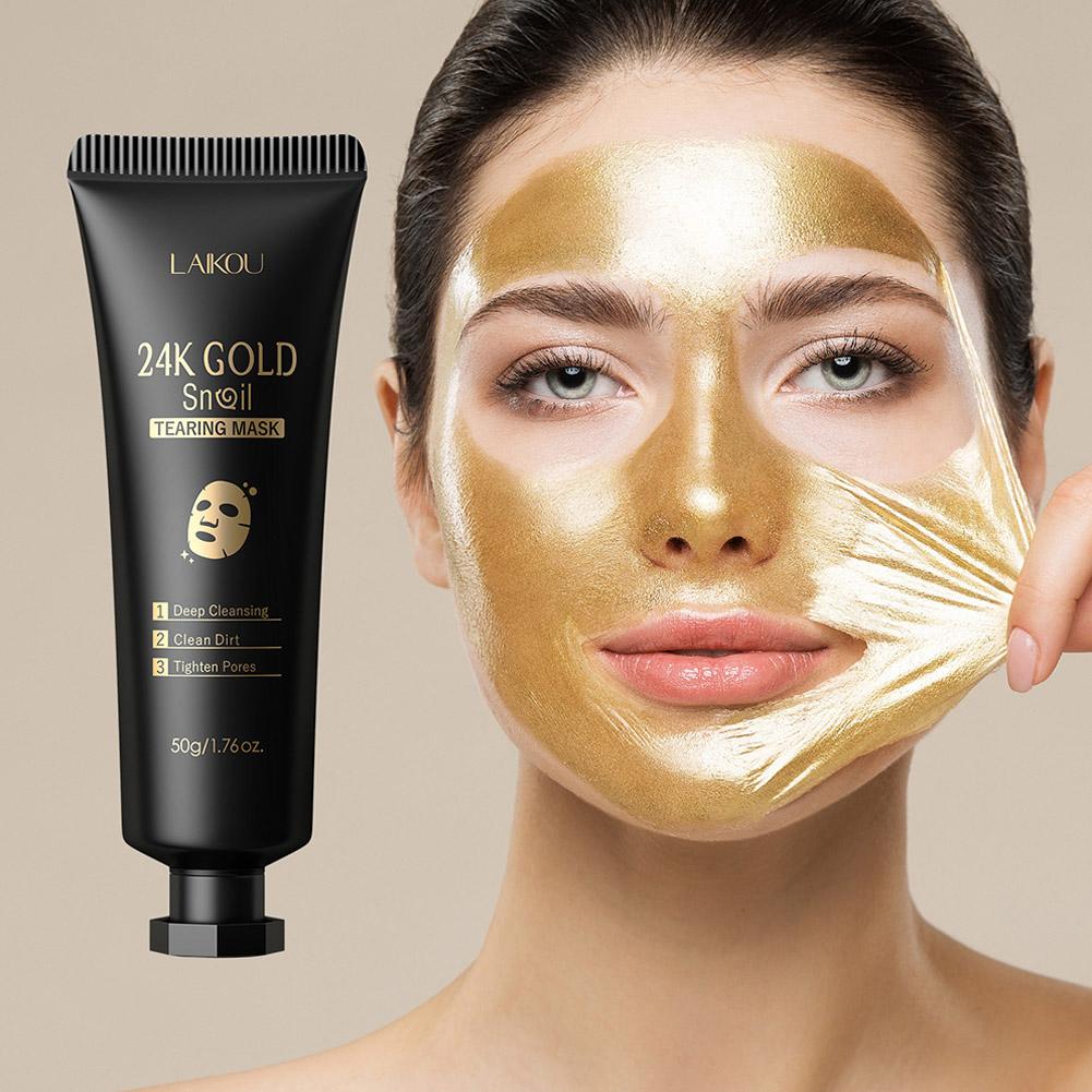 LAIKOU 24K โกลด์ สเนล ทีริง มา - Snail Cream Gel บทวิจารณ์และราคา