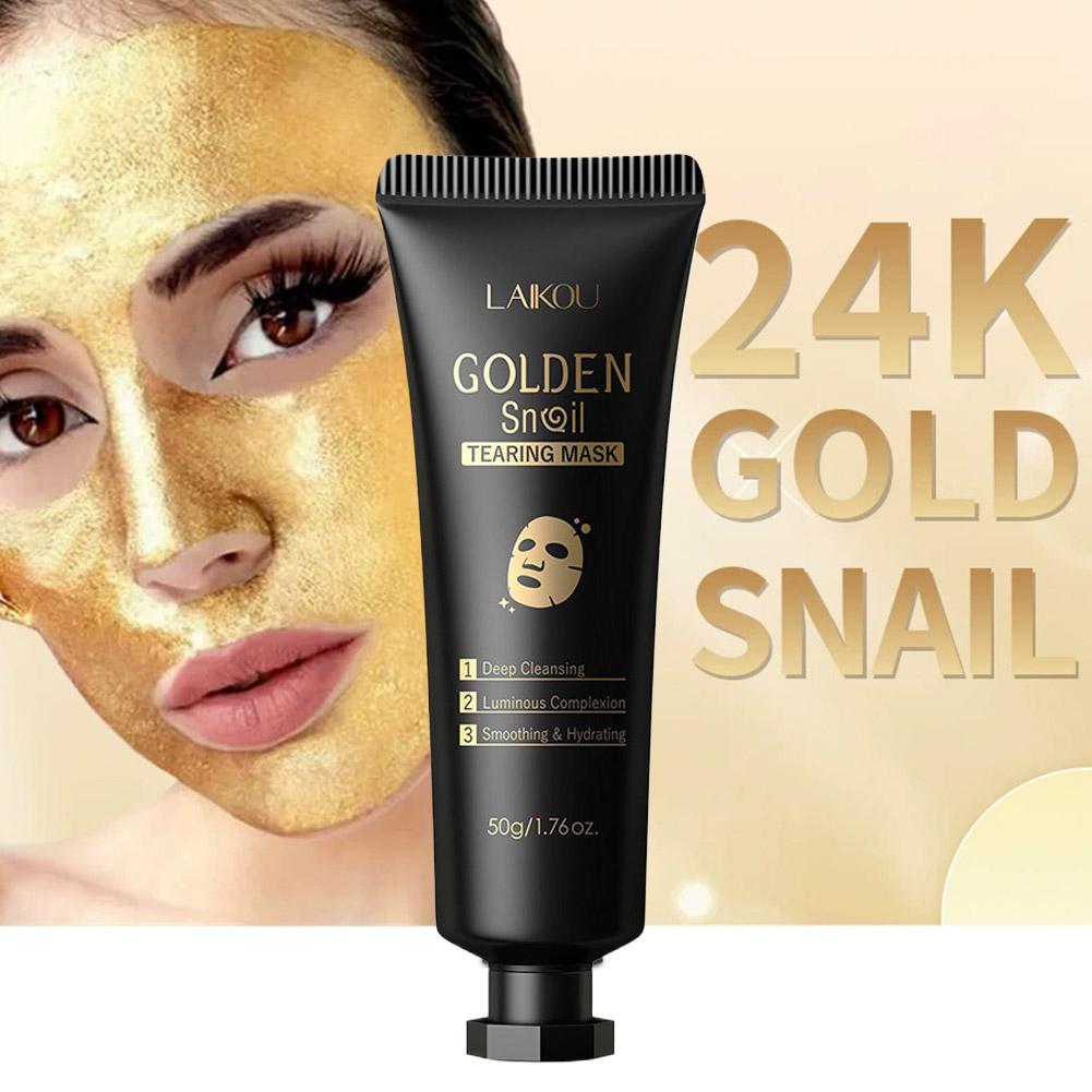 LAIKOU 24K โกลด์ สเนล ทีริง มา - Snail Cream Gel บทวิจารณ์และราคา