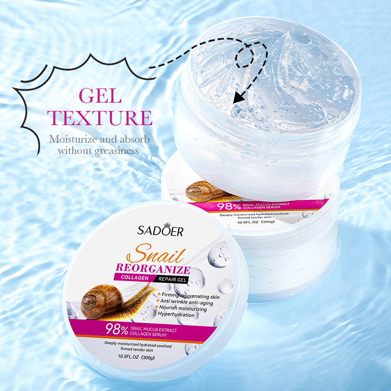 ครีมบำรุงผิวหน้า SADOER สารสกั - Snail Cream Gel บทวิจารณ์และราคา